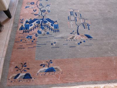 Lower left corner